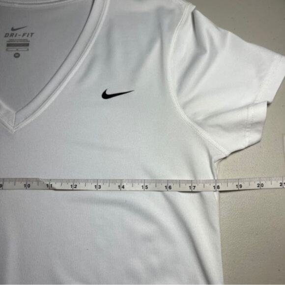 Nike Dri-Fit Top, White, M - Picture 5 of 7